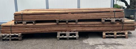 Lärchenholz kammergetrocknet 30 mm 4 bis 5 m