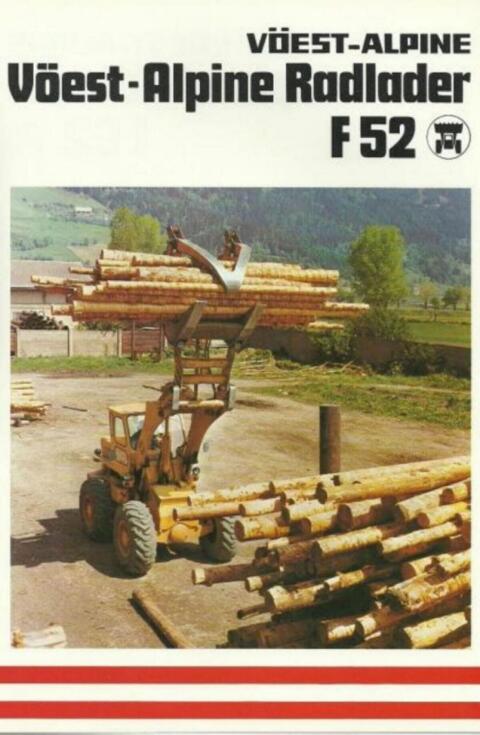Suche Typenschein, Betriebsanleitung für Voest Radlader F52
