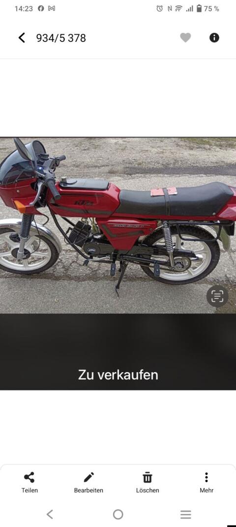 Moped KTM Comet RS 50