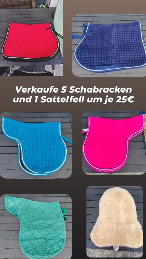 Schabracken und Sattelfell