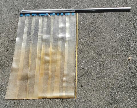 Stalltürvorhang PVC, gebraucht