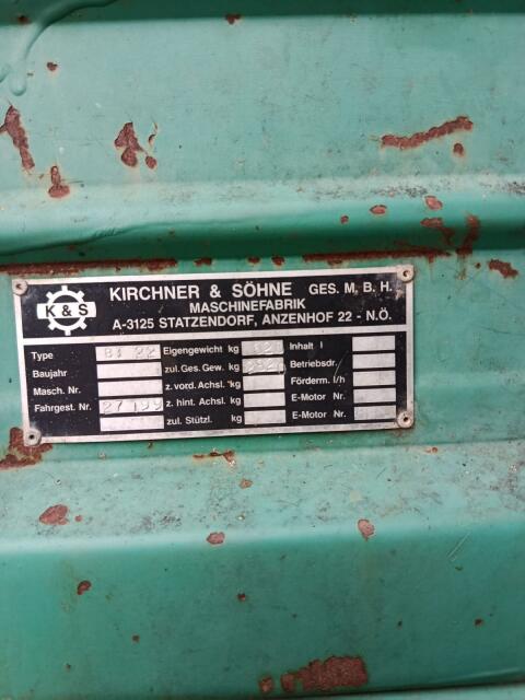 Kirchner Miststreuer BT22