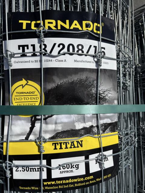 TORNADO, Cravat Lock Wildzaun, Wildschutzzaun, Wildgatter