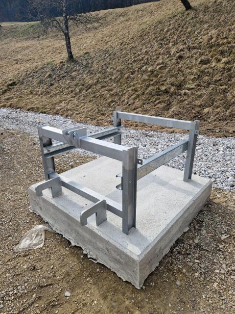 Unterbau für mobilen Hochstand
