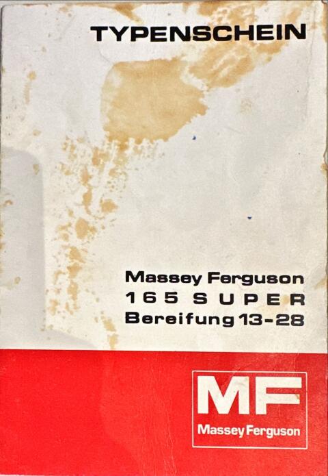 Massey Ferguson 165 Super MF 165