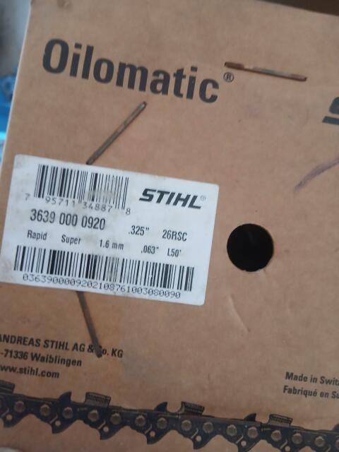 STIHL Sägekette 7,3 m, 1,6 mm, Top-Zustand, wenig benutzt