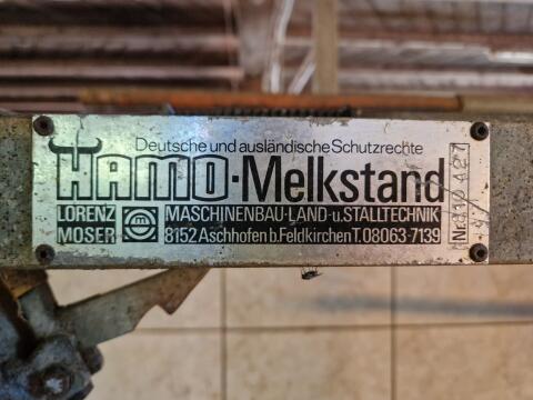 HAMO Melkstand (1 x 3) komplett mit Melktechnik und Zubehör