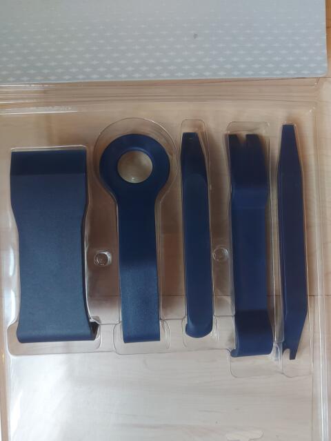 Zierleistenkeilsatz, 5-teilig, aus Kunststoff, neu