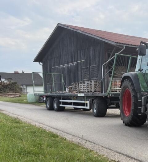 3-Achs Ballenwagen, Ballenanhänger 18 t