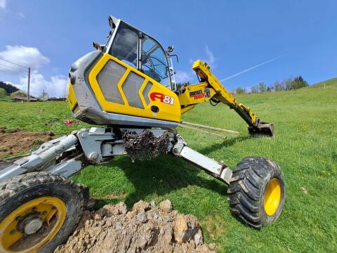 Schreitbagger Menzi Muck A81