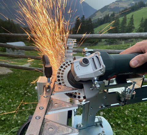 Messerfix V5 für Messer mit 2,7 m ohne Umspannen