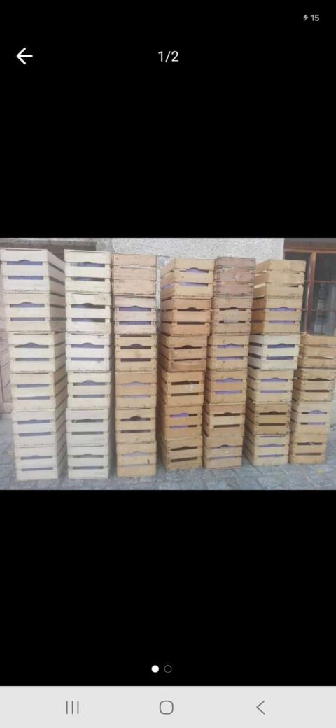 Obstkisten, Holzkisten
