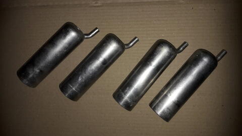 Alfa 4 Zitzenbecher inkl. 8 neue Pulsschläuche Alfa Laval