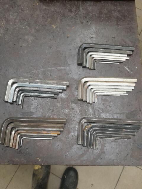 Inbusschlüsselsatz 2, 3, 4, 5, 6, 8, 10 mm
