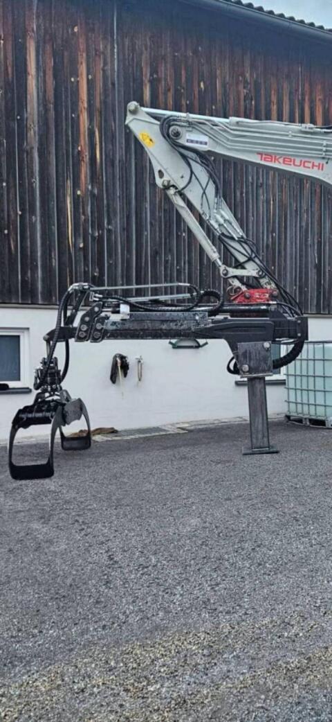 Teleskop mit Hultdins Zange für Bagger