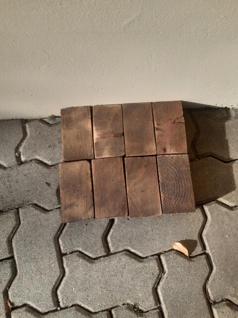 Holzstöcklpflaster