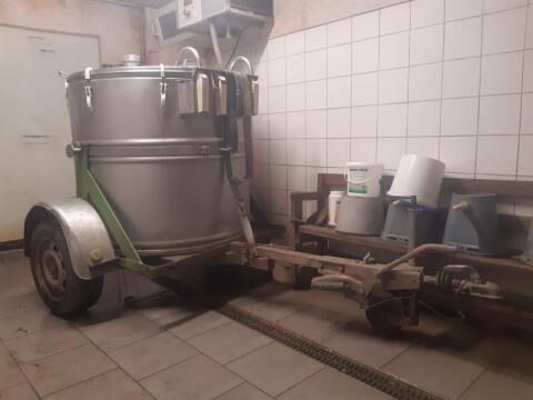 Milchtank 850 l, mobil mit Kühlung WET 200