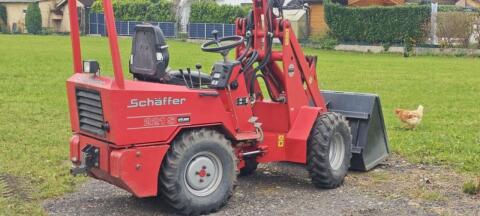 Hoflader Schäffer 221S, Bj. 2006, 1.867 Bstd., Radlader, Schäffer 221S