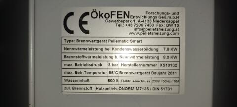 Pellet-Ofen ÖkoFen Pellematic Smart