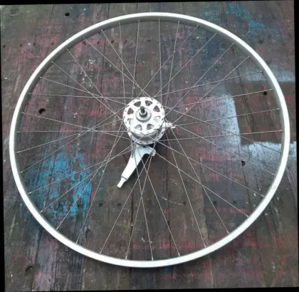 Fahrrad-Vorderradfelge mit Trommelbremse von Sachs