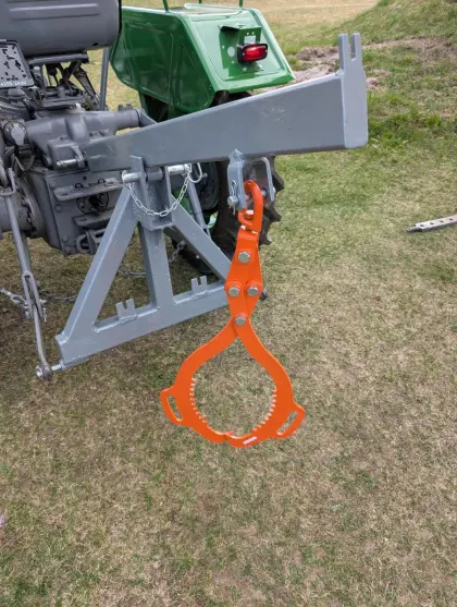 Rückezange, Rückegalgen, Holzgreifer, mechanisch