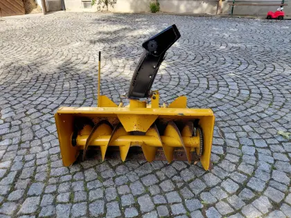 Schneefräse, Vorsatz für Rasenmähertraktor, Walker