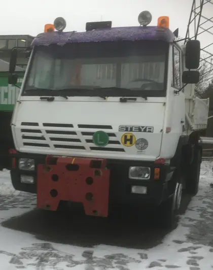 LKW Steyr 19S24 Kipper 4x4 mit Krankonsole