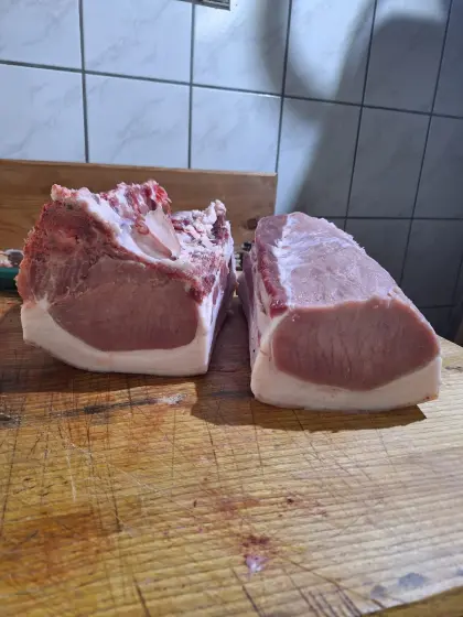 Schwere Mastschweine