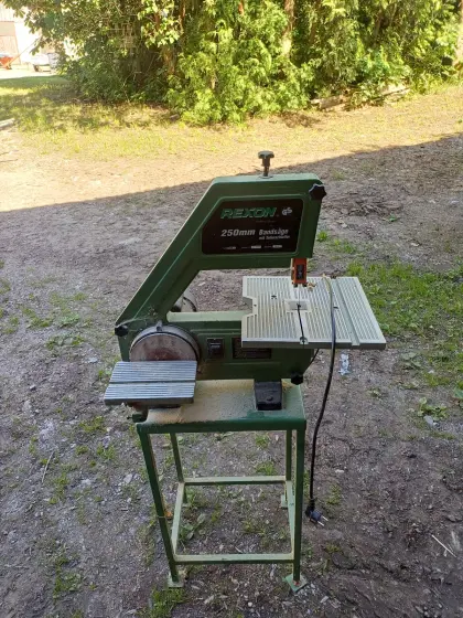 Rexon 250 mm Bandsäge mit Tellerschleifer