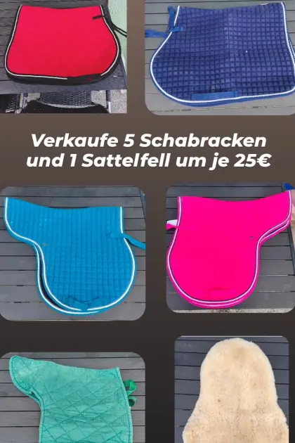 Schabracken und Sattelfell