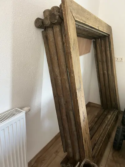 Verkaufe Sandkiste aus Rundholz inkl. Abdeckung
