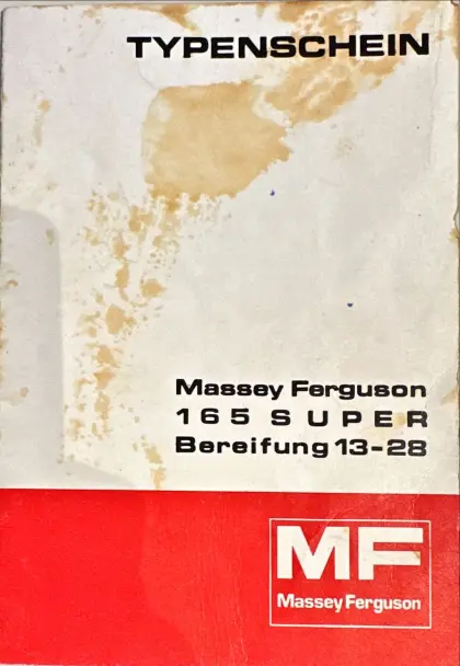 Massey Ferguson 165 Super MF 165