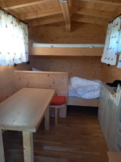 Hütte auf Anhänger