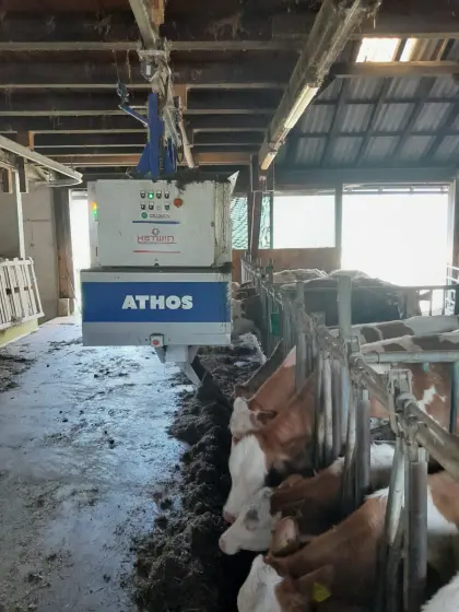 Hetwin Athos Futterroboter, Mischwagen Athos