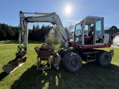 Verkaufe Mobilbagger Takeuchi TB070W