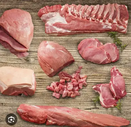 Frisches Fleisch zu verkaufen