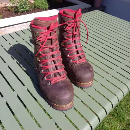 Pfanner Juchten Forststiefel mit Klappeisen 43