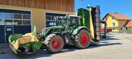 Krone EasyCut B 1000 mit Aufbereiter, Schmetterling, Mähkombi