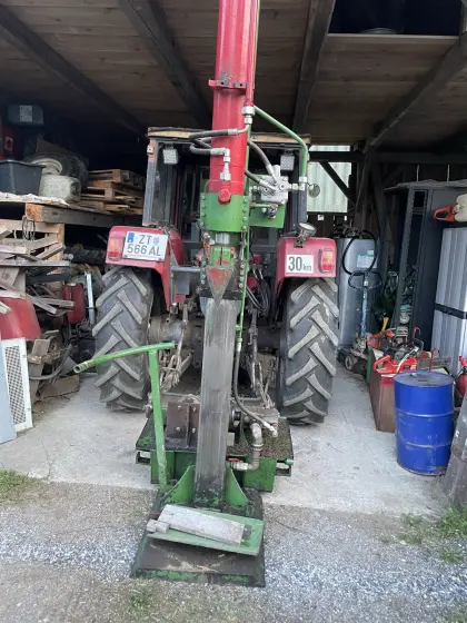 Holzspalter Eigenbau