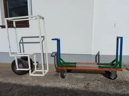 Holzwagen, Kaminholzwagen, Holztrolley, Brennholzwagen schma
