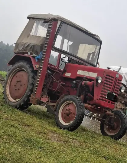 Traktor McCormick und Pferdekutsche zu verkaufen