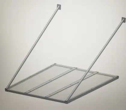 Edelstahl-Glas-Vordach
