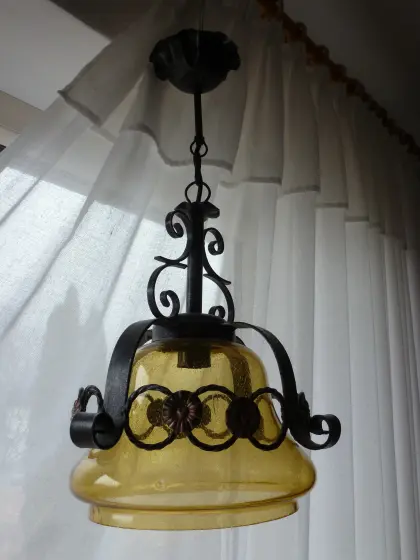 Rustikale Lampe