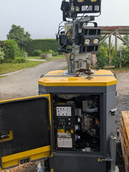 Flutlichtmast Atlas Copco QLB60/B5+