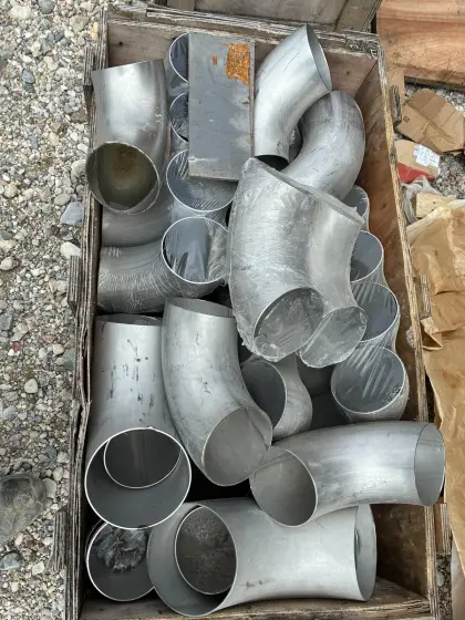 Nirosta-Edelstahlrohre, Bögen, Flansche, PVC-/PE-Rohre