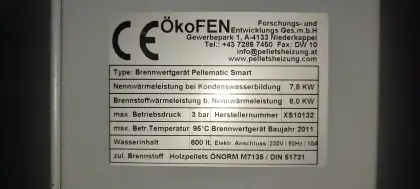 Pellet-Ofen ÖkoFen Pellematic Smart