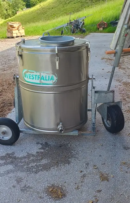 Westfalia Milchtank Typ 580 mit Sumpf