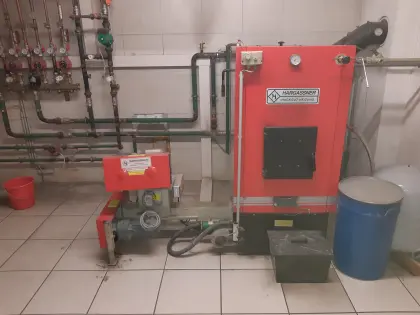 Hackgutheizung kpl. Hargassner 55 kW