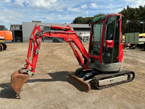 Yanmar Minibagger VIO 20-4, 2013, Zero Tail, 3.450 Bstd.