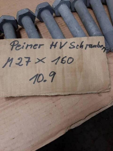 11 m 27x160 HV Schrauben